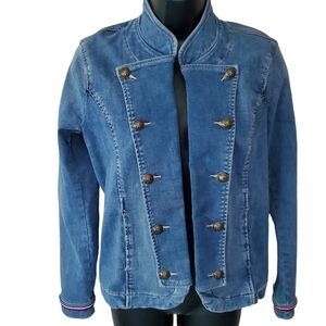 Ladies Tommy Hilfiger military jean jacket xs